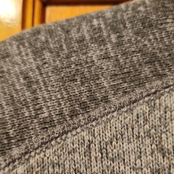 Patagonia Two-Tone Gray Fleece Pullover In Nickel Forge XL - Picture 9 of 14